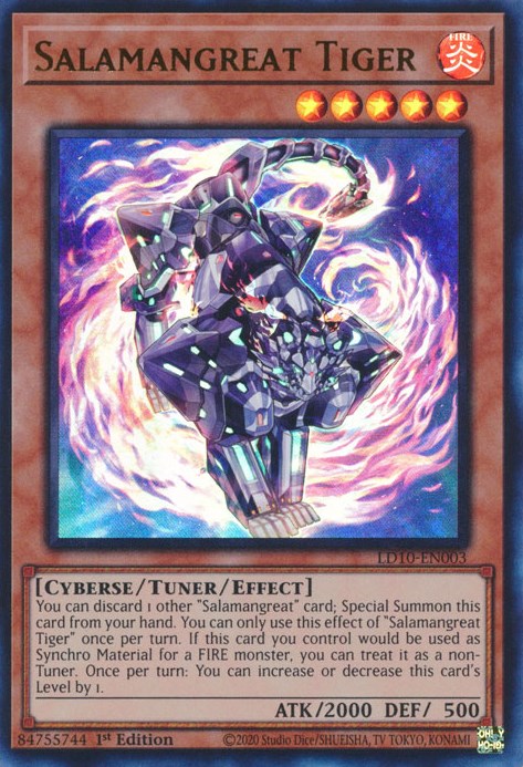 Salamangreat Tiger [LD10-EN003] Ultra Rare | Odin's Place