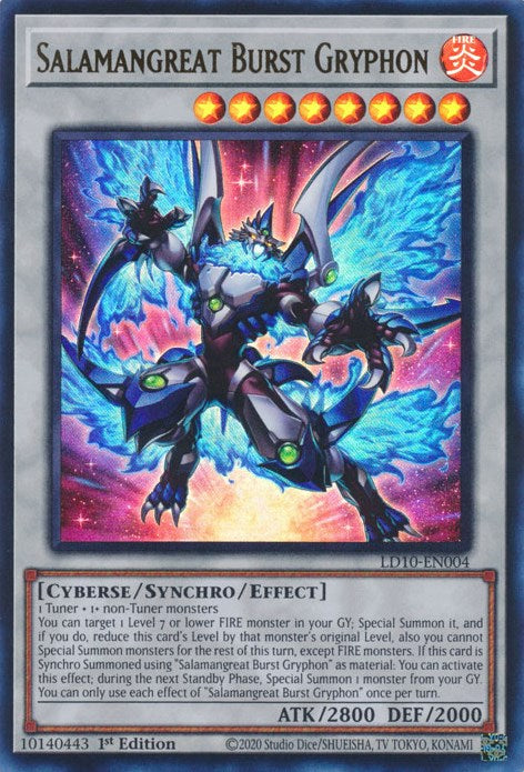 Salamangreat Burst Gryphon [LD10-EN004] Ultra Rare | Odin's Place