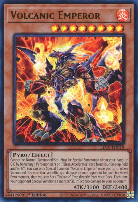 Volcanic Emperor [LD10-EN018] Ultra Rare | Odin's Place