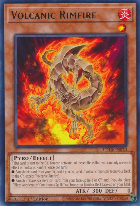 Volcanic Rimfire [LD10-EN020] Rare | Odin's Place