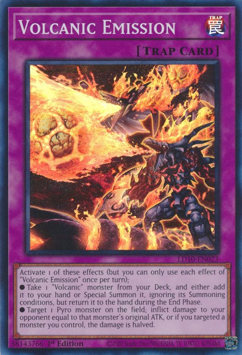 Volcanic Emission [LD10-EN023] Super Rare | Odin's Place