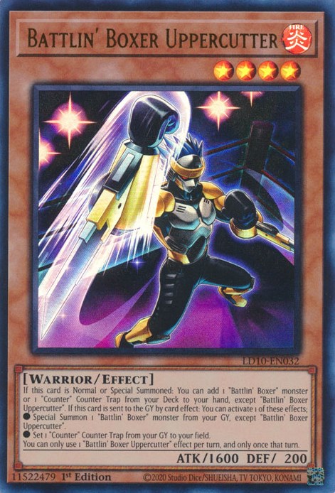 Battlin' Boxer Uppercutter [LD10-EN032] Ultra Rare | Odin's Place