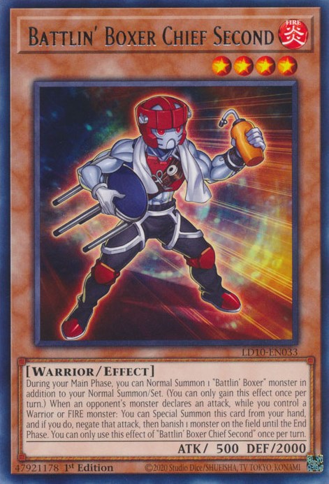 Battlin' Boxer Chief Second [LD10-EN033] Rare | Odin's Place