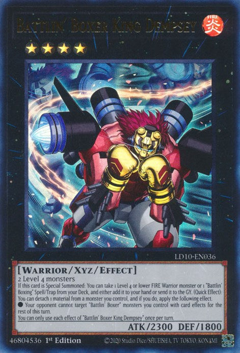 Battlin' Boxer King Dempsey [LD10-EN036] Ultra Rare | Odin's Place