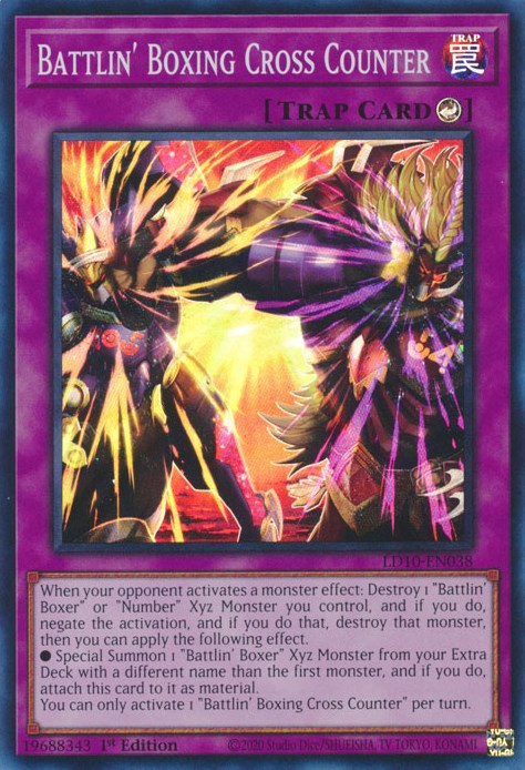 Battlin' Boxing Cross Counter [LD10-EN038] Super Rare | Odin's Place