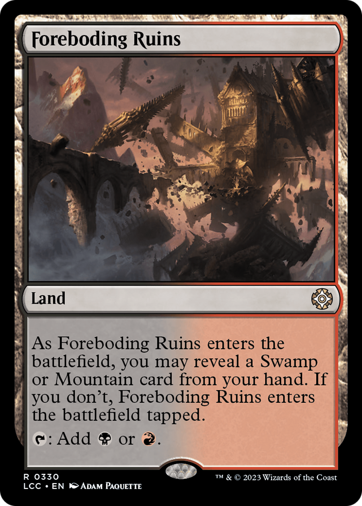 Foreboding Ruins [The Lost Caverns of Ixalan Commander] | Odin's Place