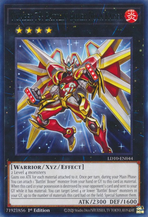 Number 79: Battlin' Boxer Nova Kaiser [LD10-EN044] Rare | Odin's Place