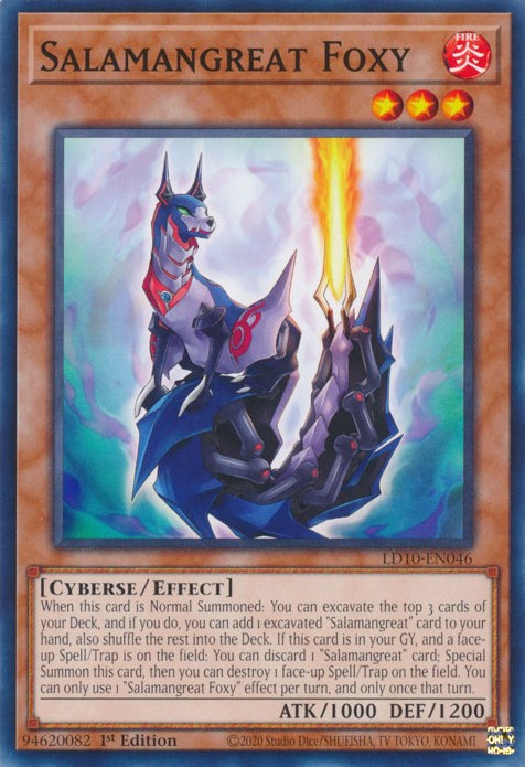 Salamangreat Foxy [LD10-EN046] Common | Odin's Place