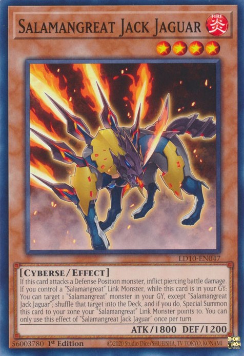 Salamangreat Jack Jaguar [LD10-EN047] Common | Odin's Place
