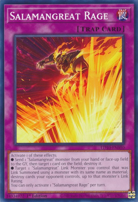 Salamangreat Rage [LD10-EN050] Common | Odin's Place