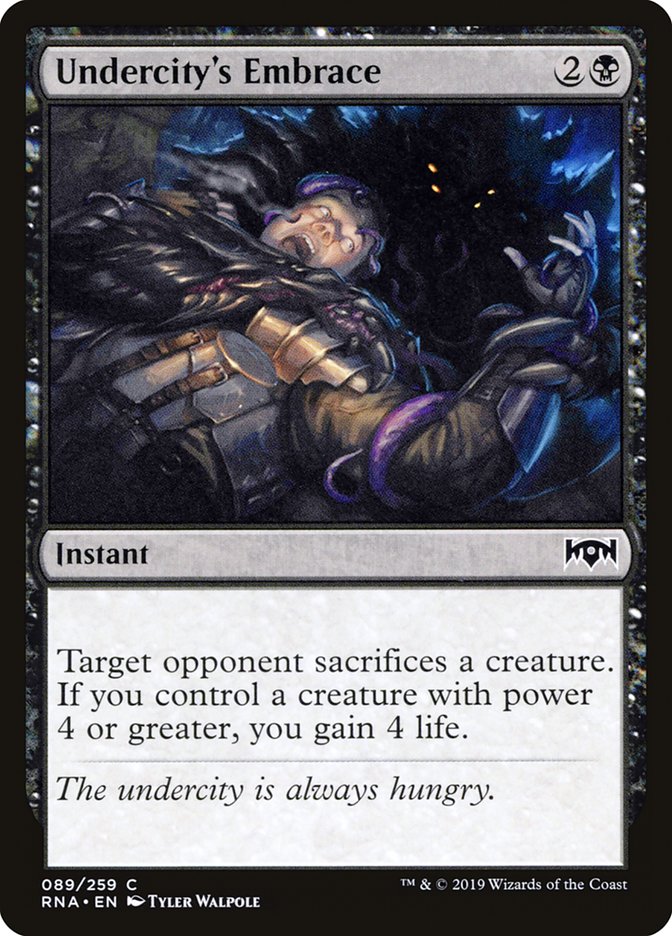 Undercity's Embrace (89) [Ravnica Allegiance] | Odin's Place
