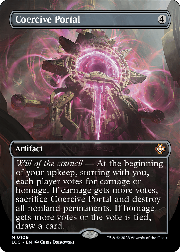 Coercive Portal (Borderless) [The Lost Caverns of Ixalan Commander] | Odin's Place