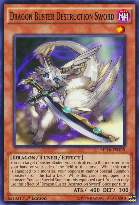 Dragon Buster Destruction Sword [MP16-EN190] Common | Odin's Place
