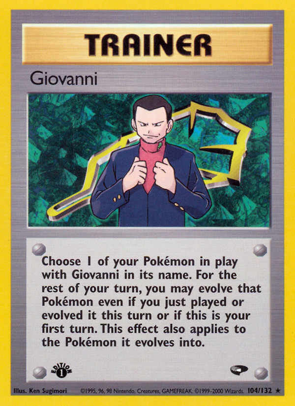 Giovanni (104/132) [Gym Challenge 1st Edition] | Odin's Place