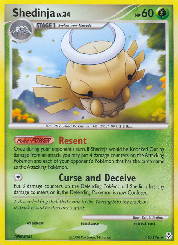 Shedinja (40/146) [Diamond & Pearl: Legends Awakened] | Odin's Place