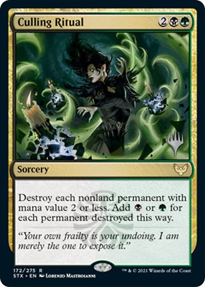 Culling Ritual (Promo Pack) [Strixhaven: School of Mages Promos] | Odin's Place