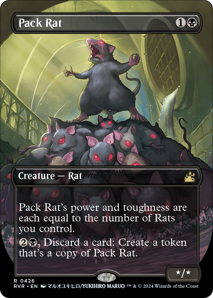 Pack Rat (Anime Borderless) [Ravnica Remastered] | Odin's Place