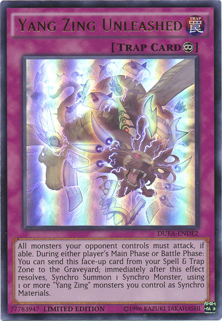 Yang Zing Unleashed [DUEA-ENDE2] Ultra Rare | Odin's Place