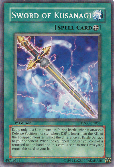 Sword of Kusanagi [TDGS-EN054] Common | Odin's Place