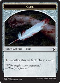 Clue // Construct (021) Double-Sided Token [Commander 2018 Tokens] | Odin's Place