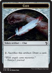 Clue // Construct (021) Double-Sided Token [Commander 2018 Tokens] | Odin's Place
