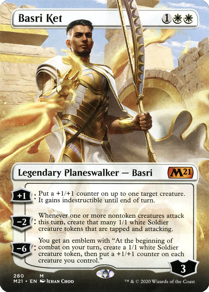 Basri Ket (Borderless) [Core Set 2021] | Odin's Place