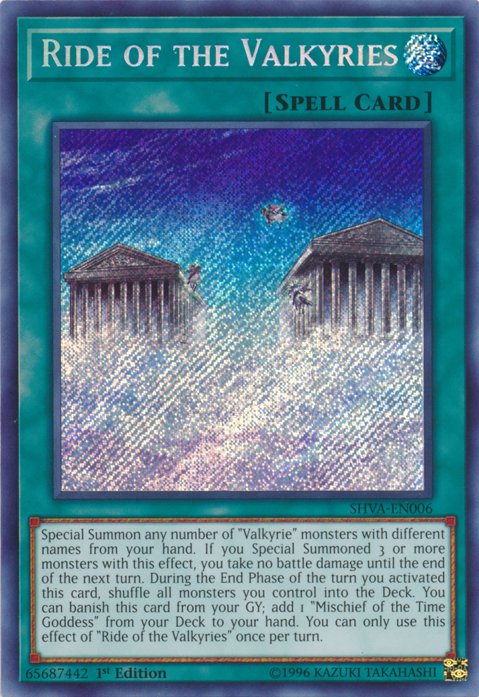 Ride of the Valkyries [SHVA-EN006] Secret Rare | Odin's Place