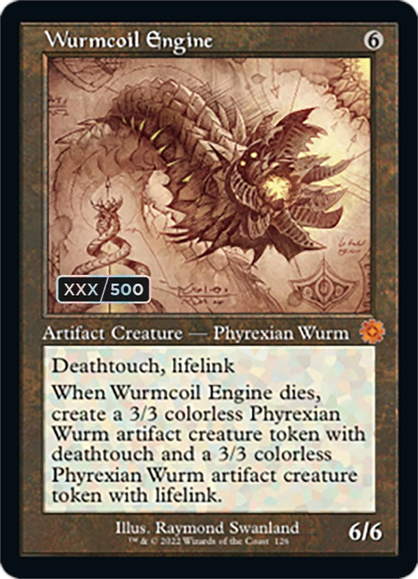 Wurmcoil Engine (Retro Schematic) (Serialized) [The Brothers' War Retro Artifacts] | Odin's Place