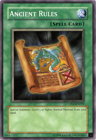 Ancient Rules [CP07-EN019] Common | Odin's Place