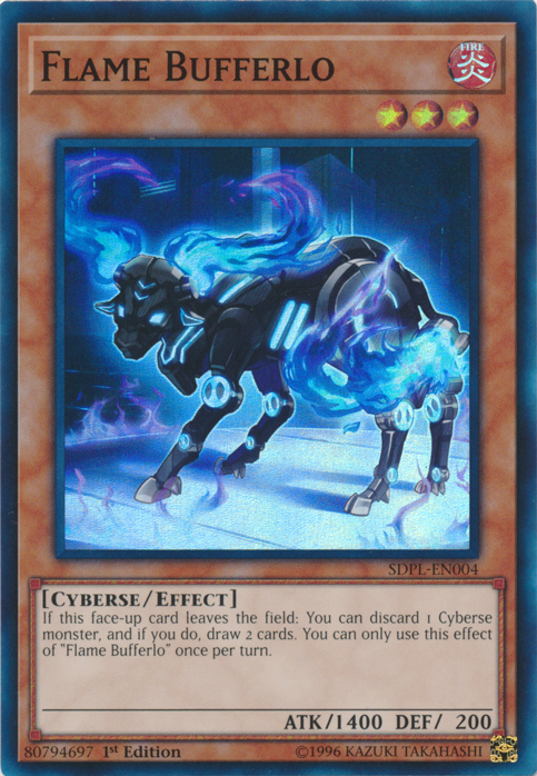 Flame Bufferlo [SDPL-EN004] Super Rare | Odin's Place