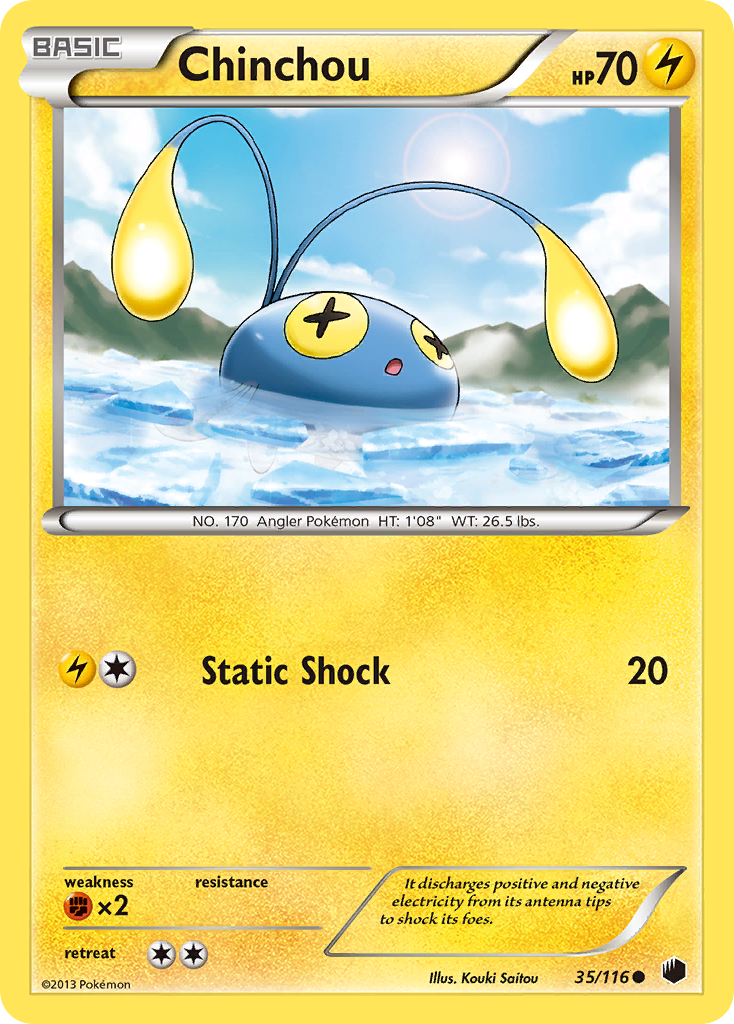 Chinchou (35/116) [Black & White: Plasma Freeze] | Odin's Place