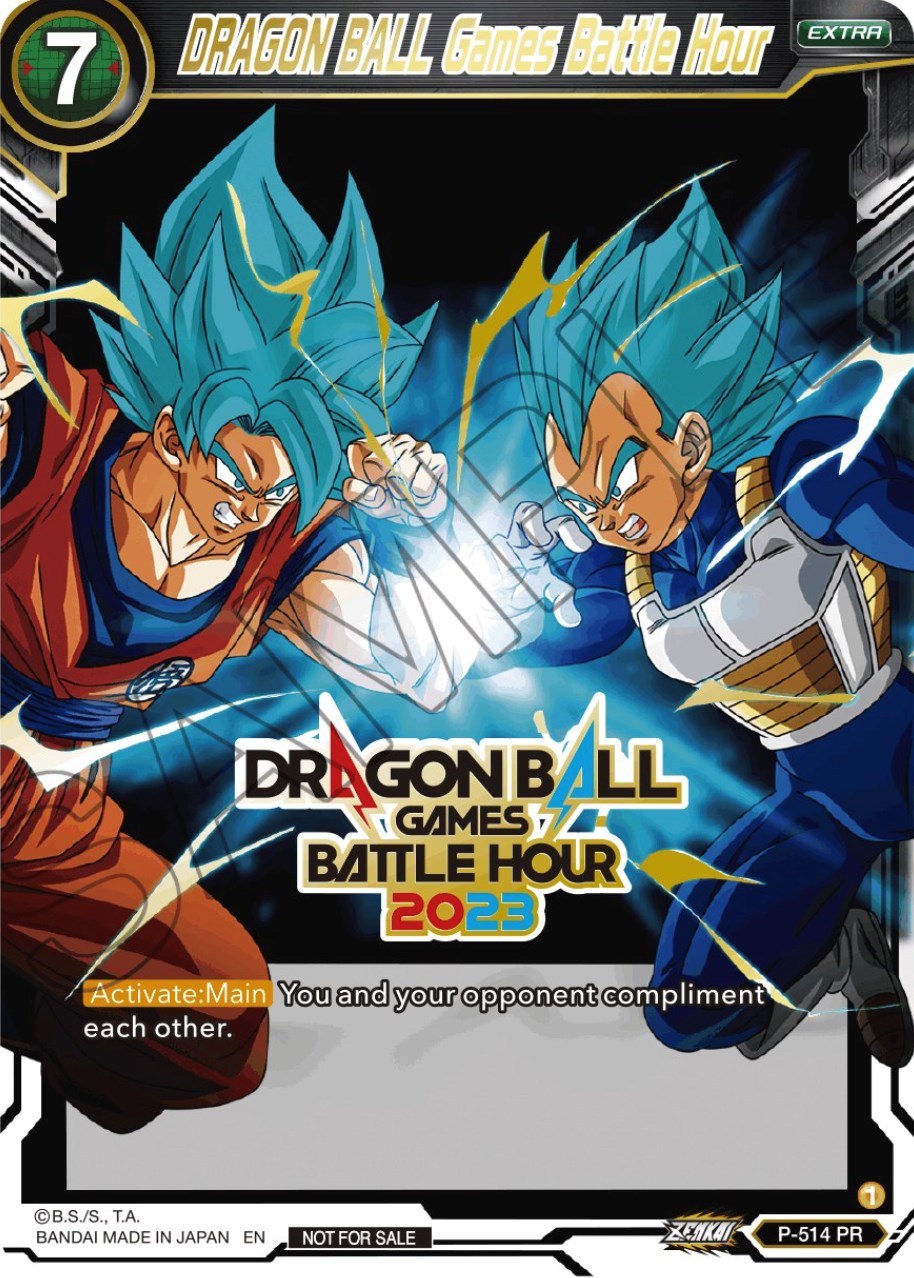 DRAGON BALL Games Battle Hour (Dragon Ball Games Battle Hour 2023 Promo Card Set) (P-514) [Promotion Cards] | Odin's Place