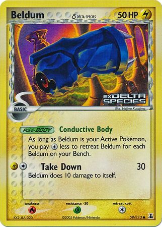 Beldum (59/113) (Delta Species) (Stamped) [EX: Delta Species] | Odin's Place