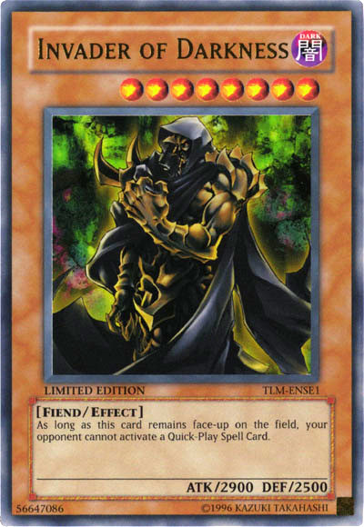 Invader of Darkness [TLM-ENSE1] Ultra Rare | Odin's Place