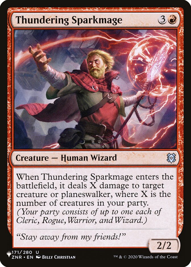 Thundering Sparkmage [The List] | Odin's Place