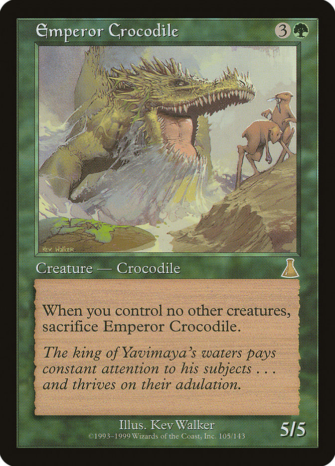 Emperor Crocodile (105) [Urza's Destiny] | Odin's Place