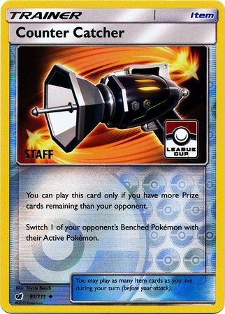 Counter Catcher (91/111) (League Promo Staff) [Sun & Moon: Crimson Invasion] | Odin's Place