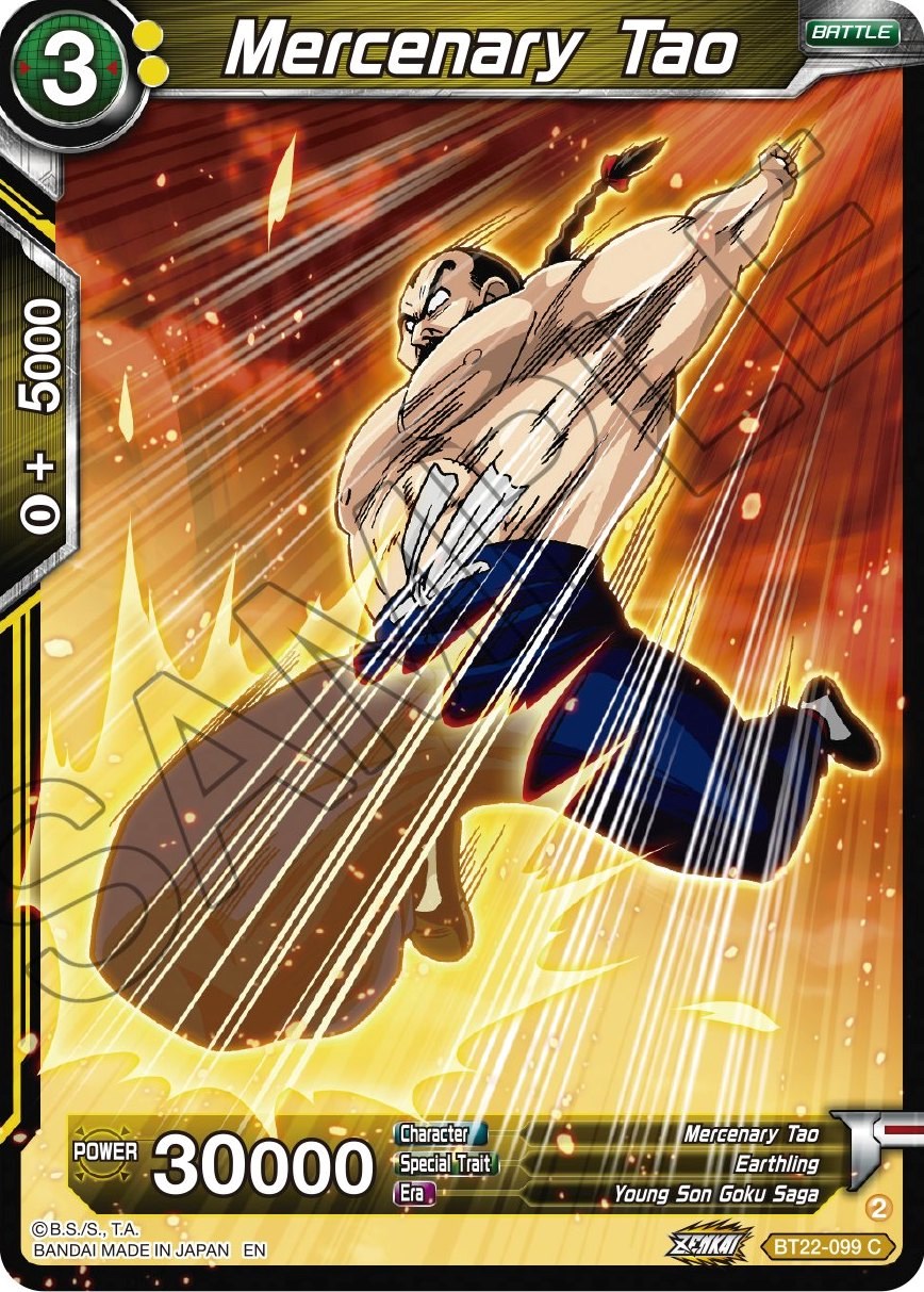 Mercenary Tao (BT22-099) [Critical Blow] | Odin's Place