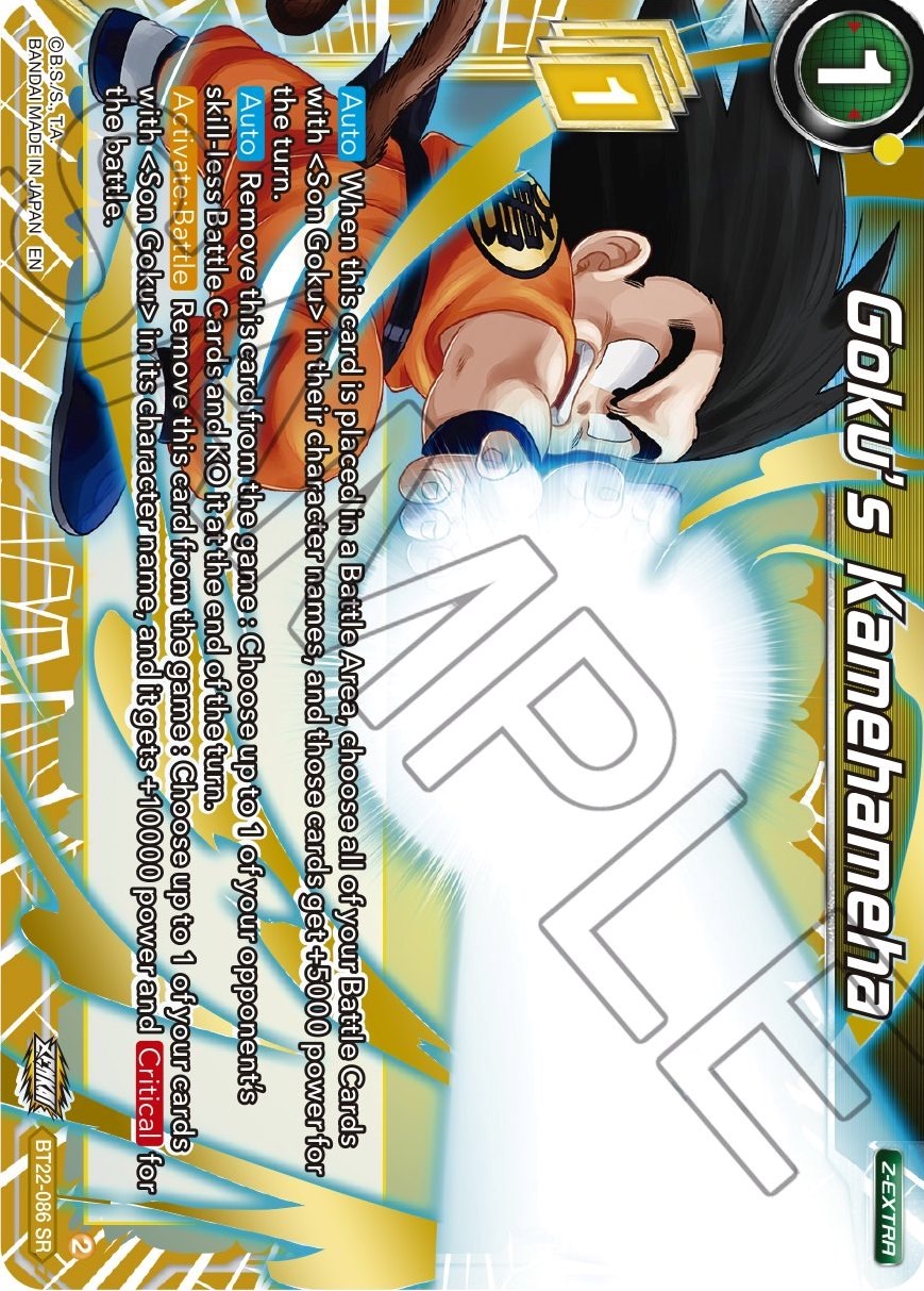 Goku's Kamechameha (BT22-086) [Critical Blow] | Odin's Place
