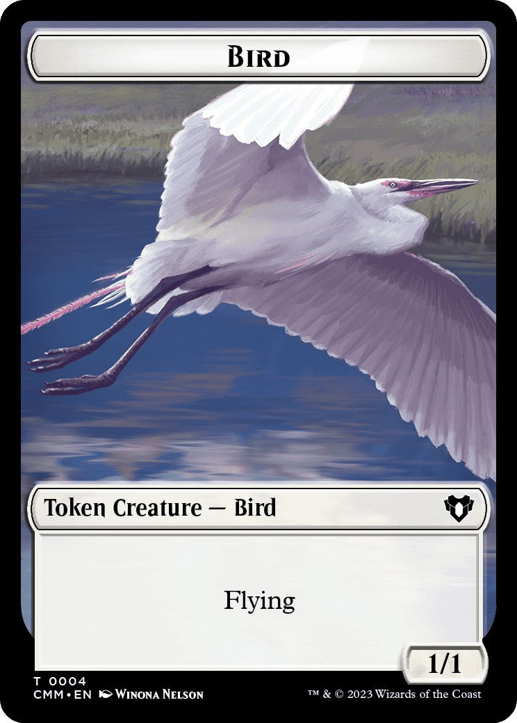 Bird // Thrull Double-Sided Token [Commander Masters Tokens] | Odin's Place