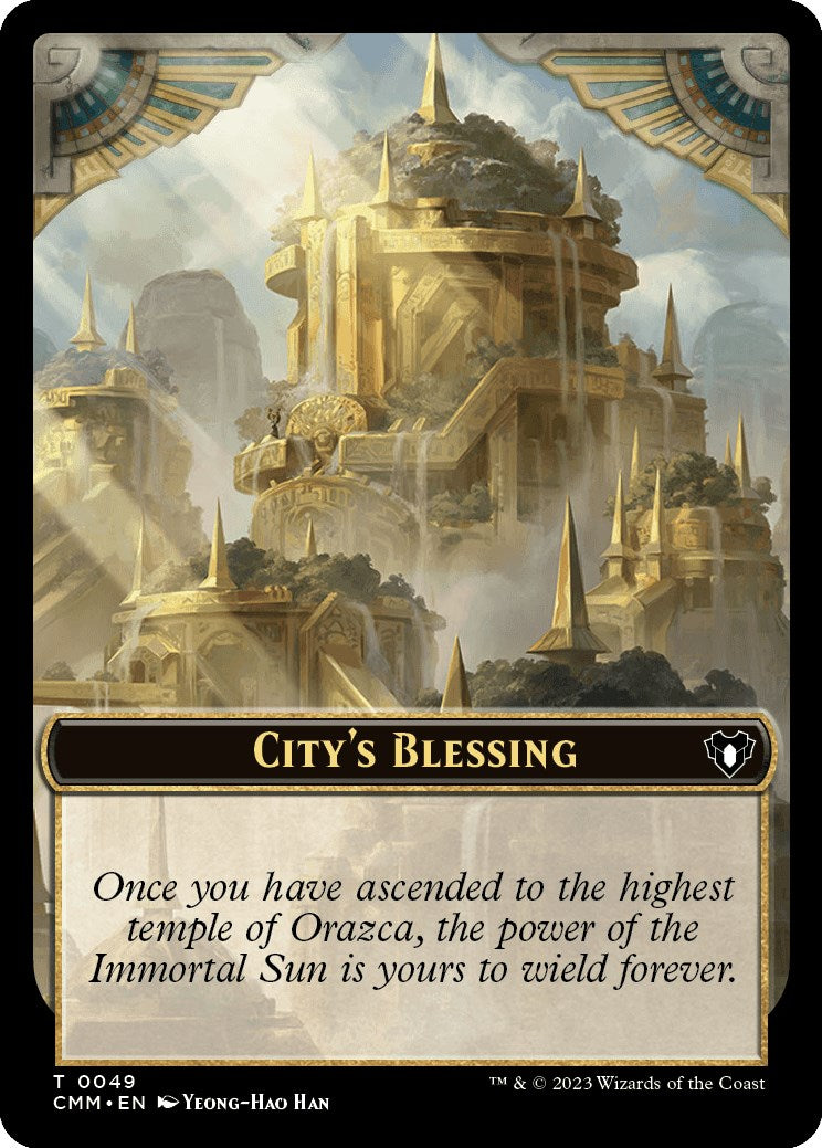 City's Blessing // Rat Double-Sided Token [Commander Masters Tokens] | Odin's Place
