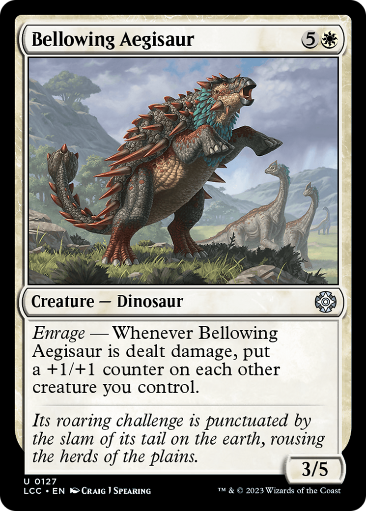 Bellowing Aegisaur [The Lost Caverns of Ixalan Commander] | Odin's Place