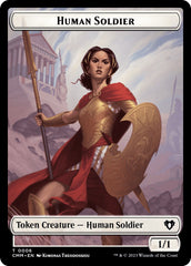 Human Soldier // Drake Double-Sided Token [Commander Masters Tokens] | Odin's Place