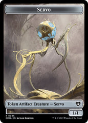 Servo // Thrull Double-Sided Token [Commander Masters Tokens] | Odin's Place