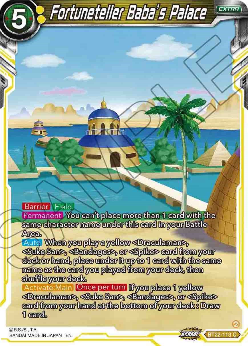 Fortuneteller Baba's Palace (BT22-113) [Critical Blow] | Odin's Place