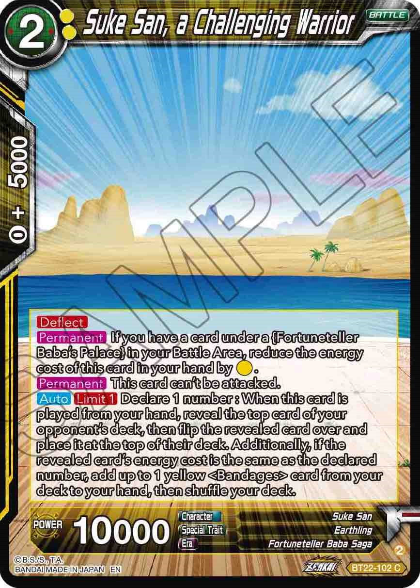 Suke San, a Challenging Warrior (BT22-102) [Critical Blow] | Odin's Place