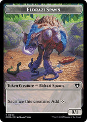 Eldrazi Spawn // Thrull Double-Sided Token [Commander Masters Tokens] | Odin's Place