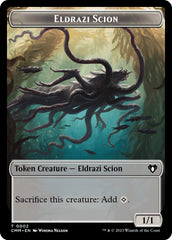 Eldrazi Scion // Stoneforged Blade Double-Sided Token [Commander Masters Tokens] | Odin's Place