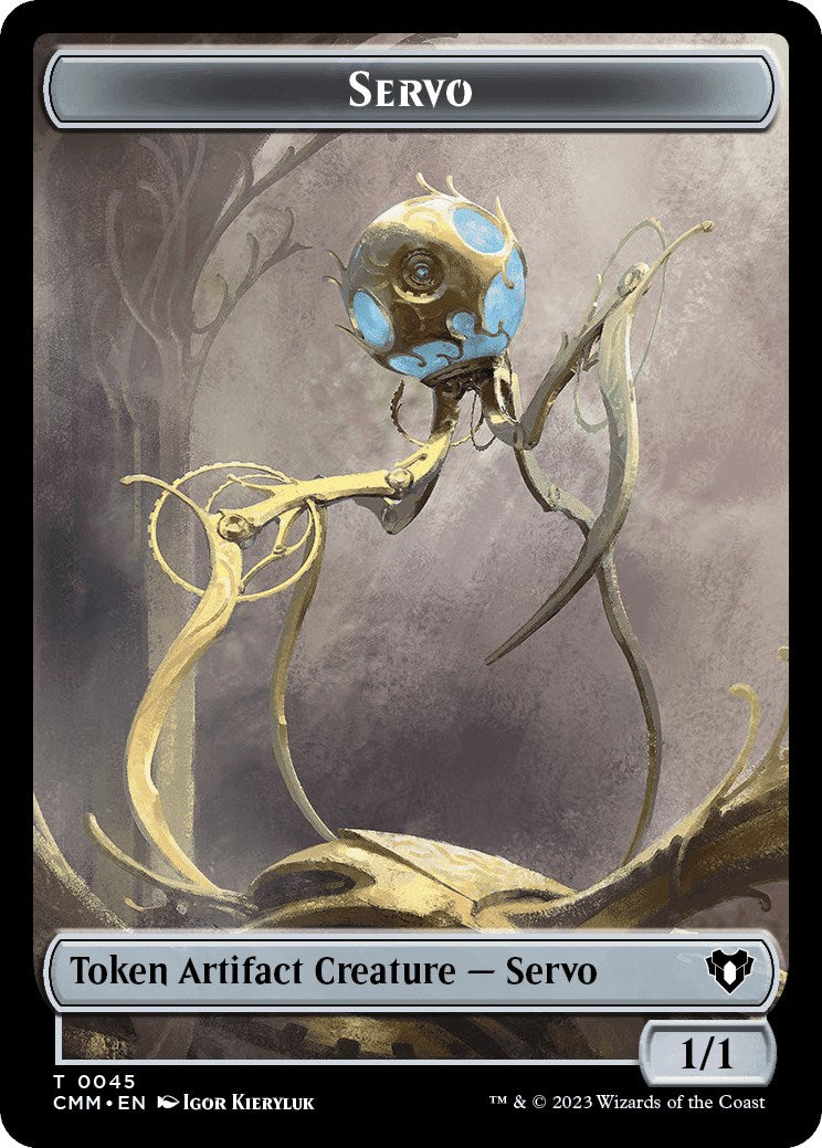 Servo // Kor Soldier Double-Sided Token [Commander Masters Tokens] | Odin's Place