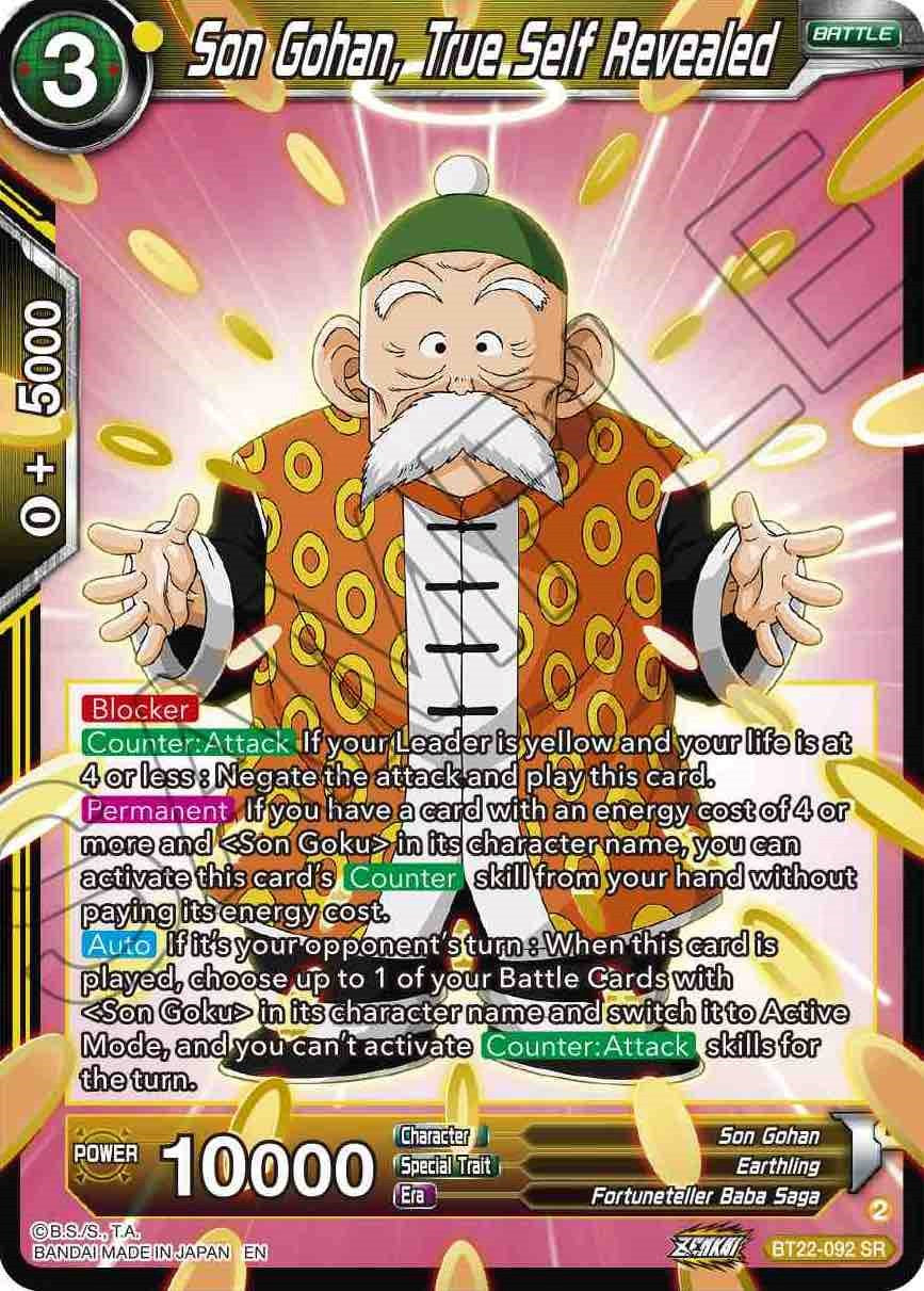 Son Gohan, True Self Revealed (BT22-092) [Critical Blow] | Odin's Place